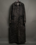 Super Long Deformed Denim Coat