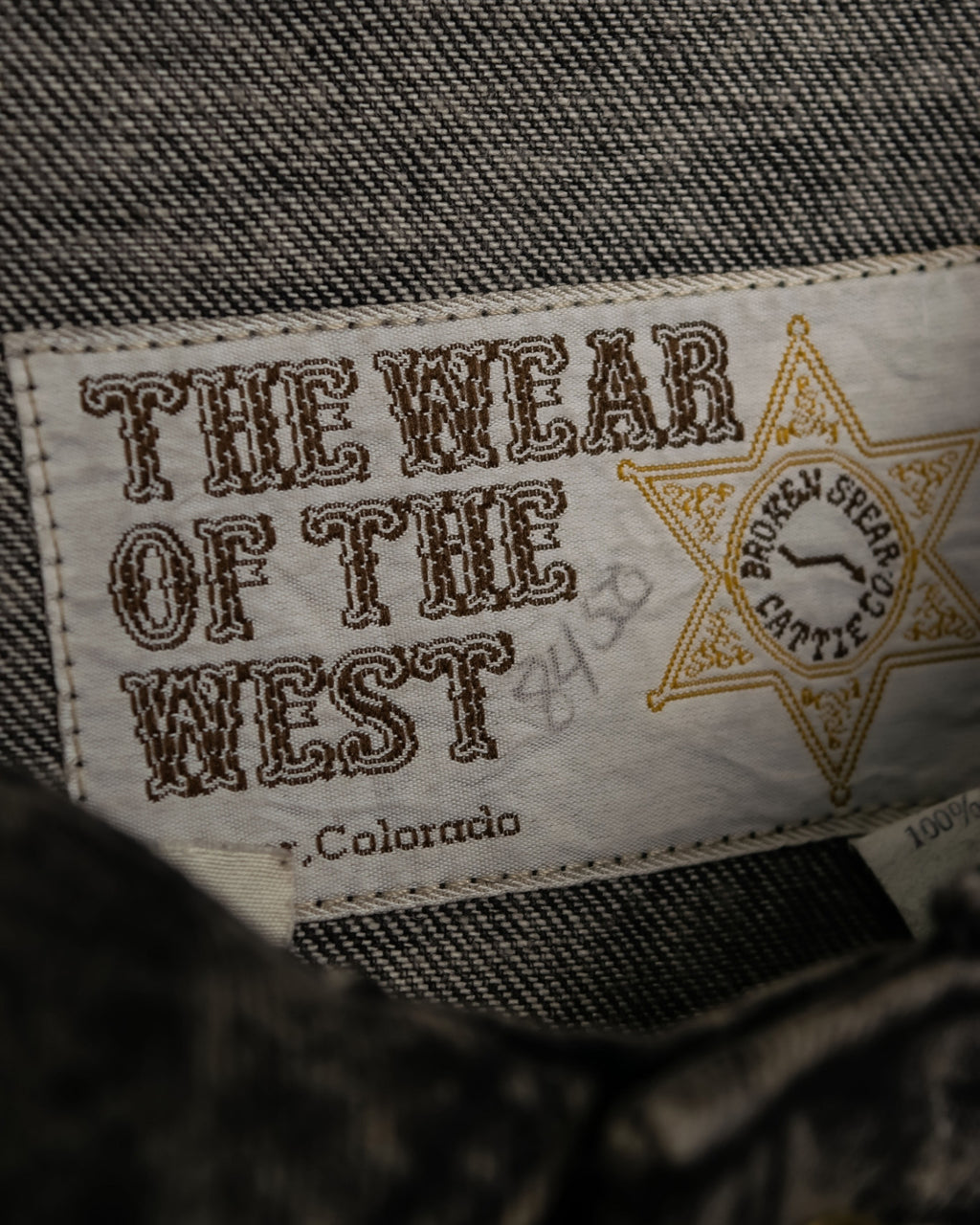 Super Long Deformed Denim Coat