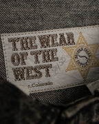 Super Long Deformed Denim Coat