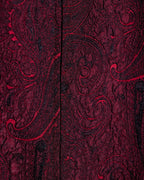 Glossy Paisley Zip Up Spring Jacket