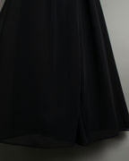 Sheer Double Fabric Flared Pants