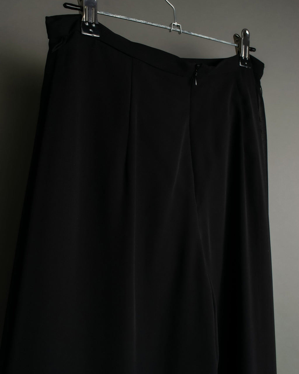 Sheer Double Fabric Flared Pants