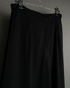 Sheer Double Fabric Flared Pants