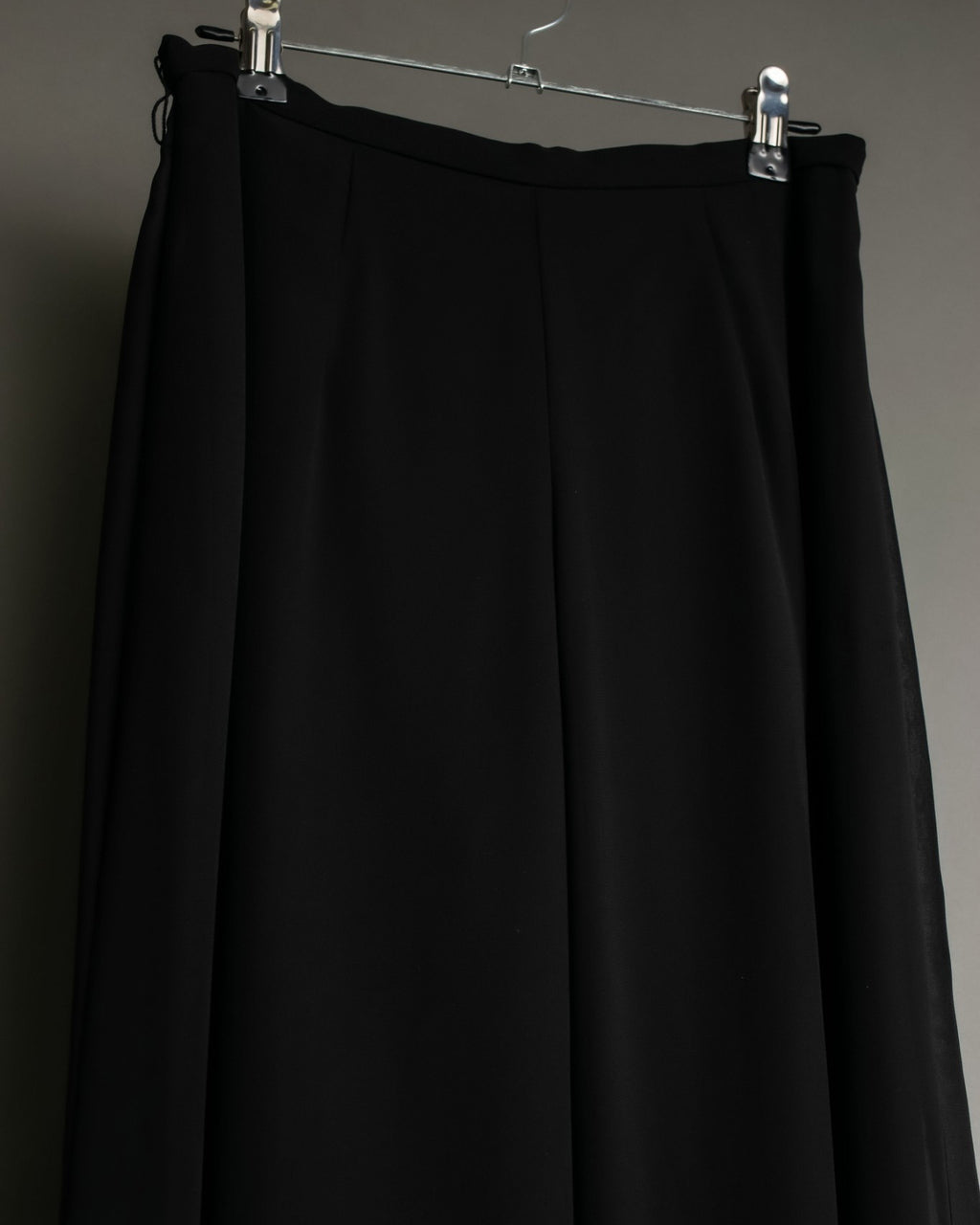 Sheer Double Fabric Flared Pants