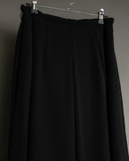 Sheer Double Fabric Flared Pants