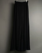 Sheer Double Fabric Flared Pants