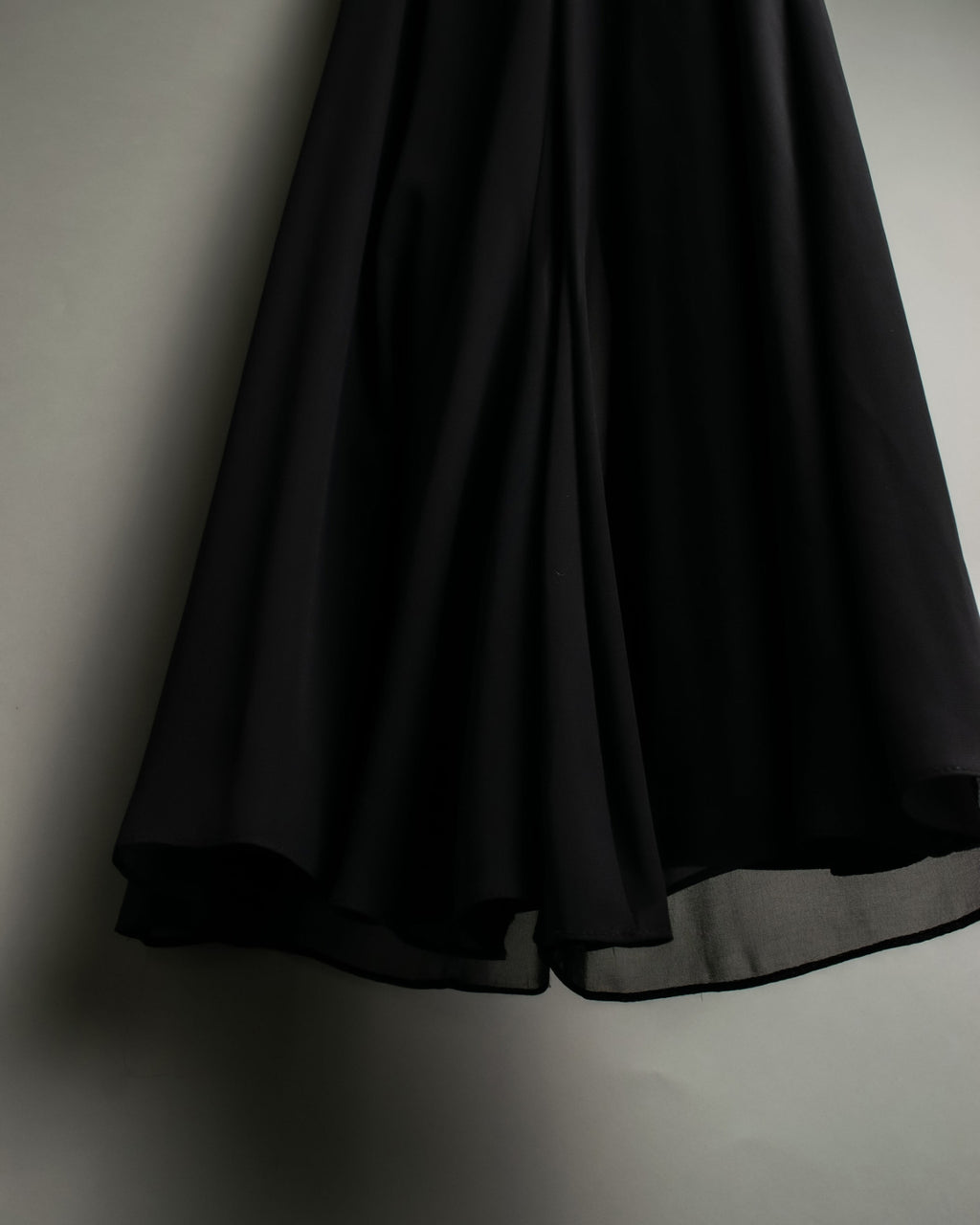 Sheer Double Fabric Flared Pants