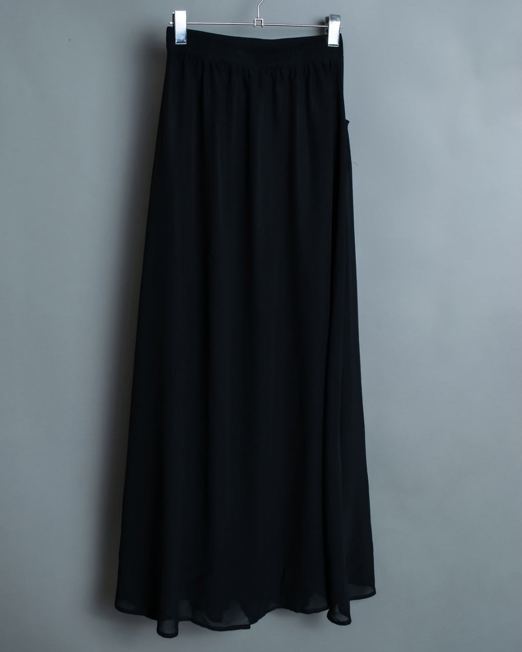 Unisex Sheer Black Skirt with Pockets