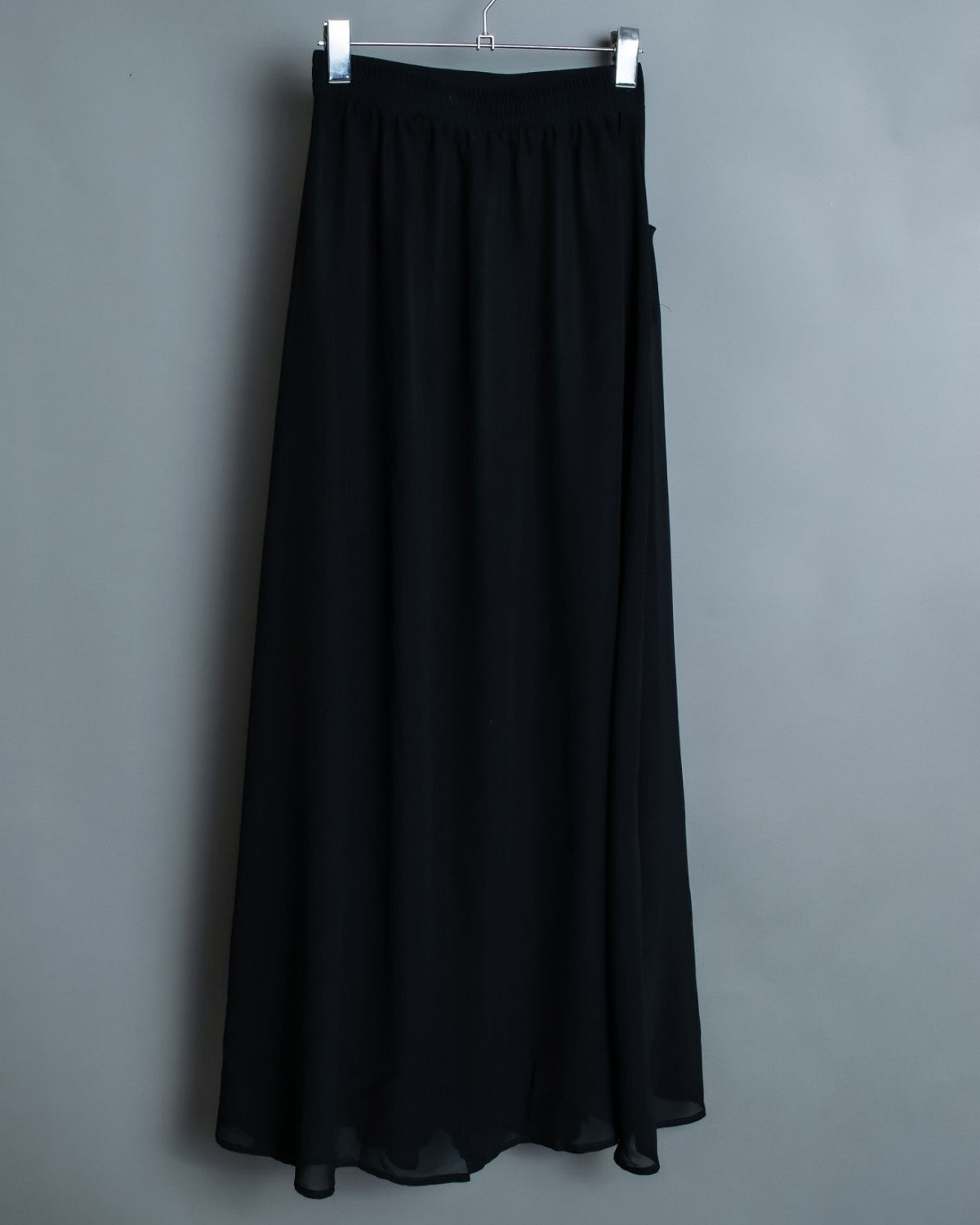 Unisex Sheer Black Skirt with Pockets