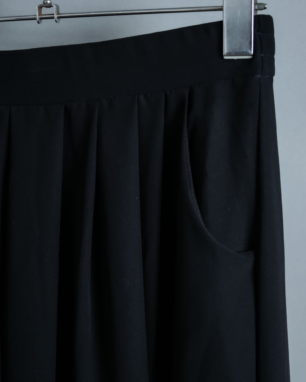 Unisex Sheer Black Skirt with Pockets