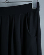 Unisex Sheer Black Skirt with Pockets