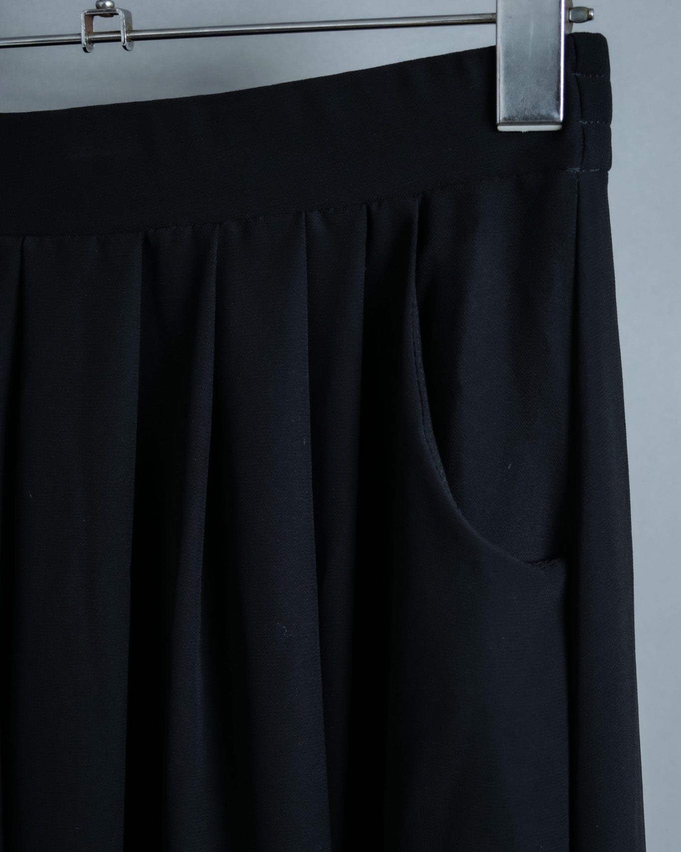 Unisex Sheer Black Skirt with Pockets