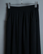 Unisex Sheer Black Skirt with Pockets