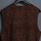 Whole Sequin Wheat Pattern Vest
