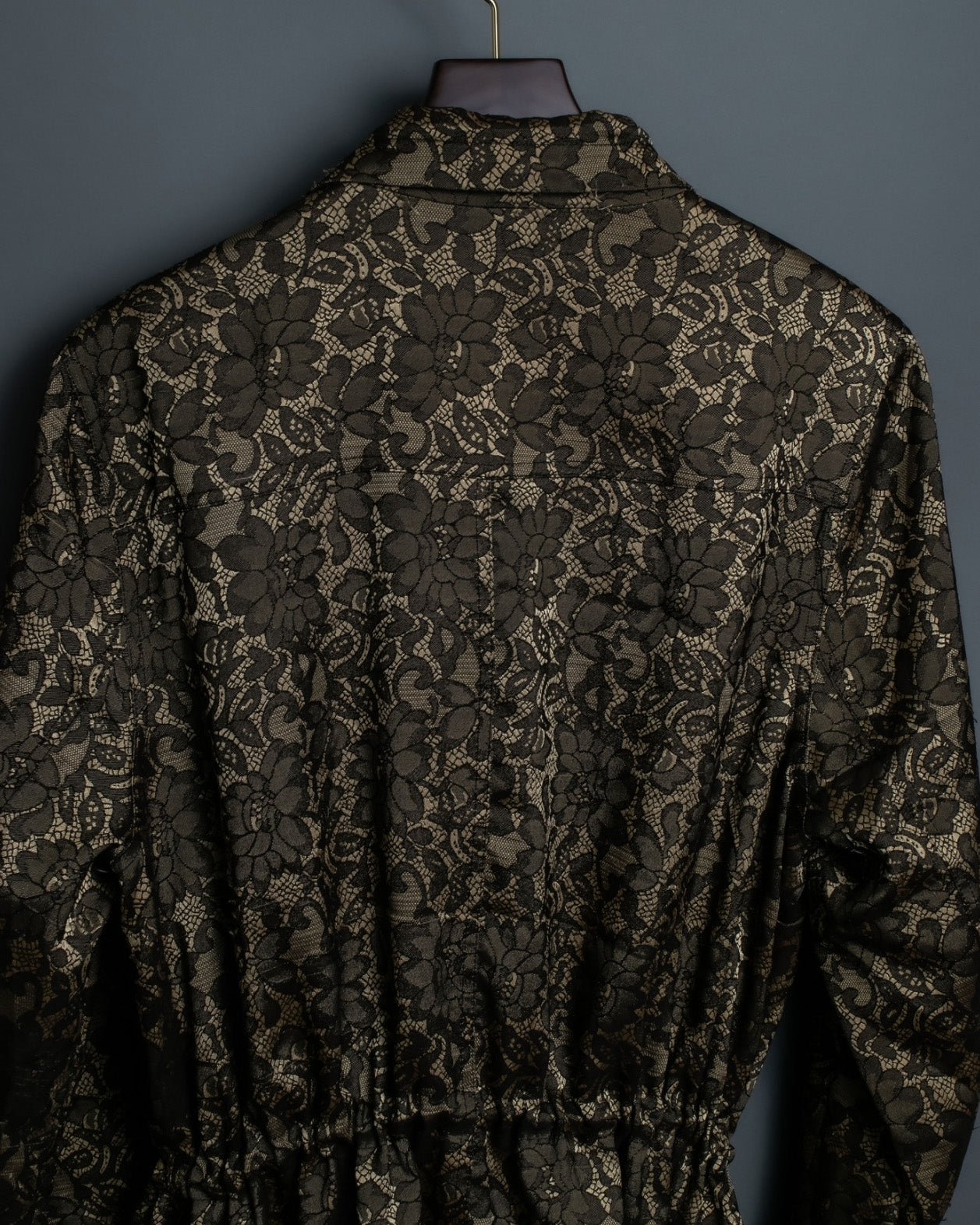 Dull Glossy Jacquard Aperture Variable Jacket