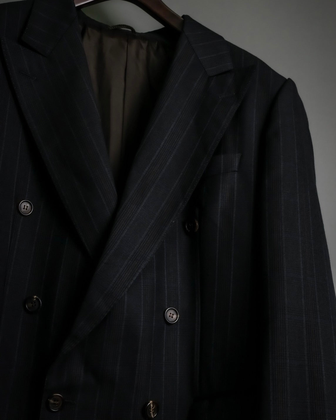 "WEST GERMANY" Red Lined Check Double Breasted Setup