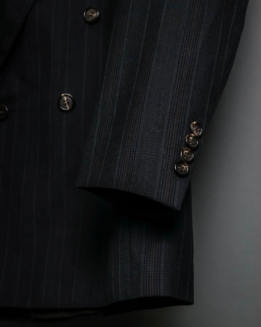 "WEST GERMANY" Red Lined Check Double Breasted Setup