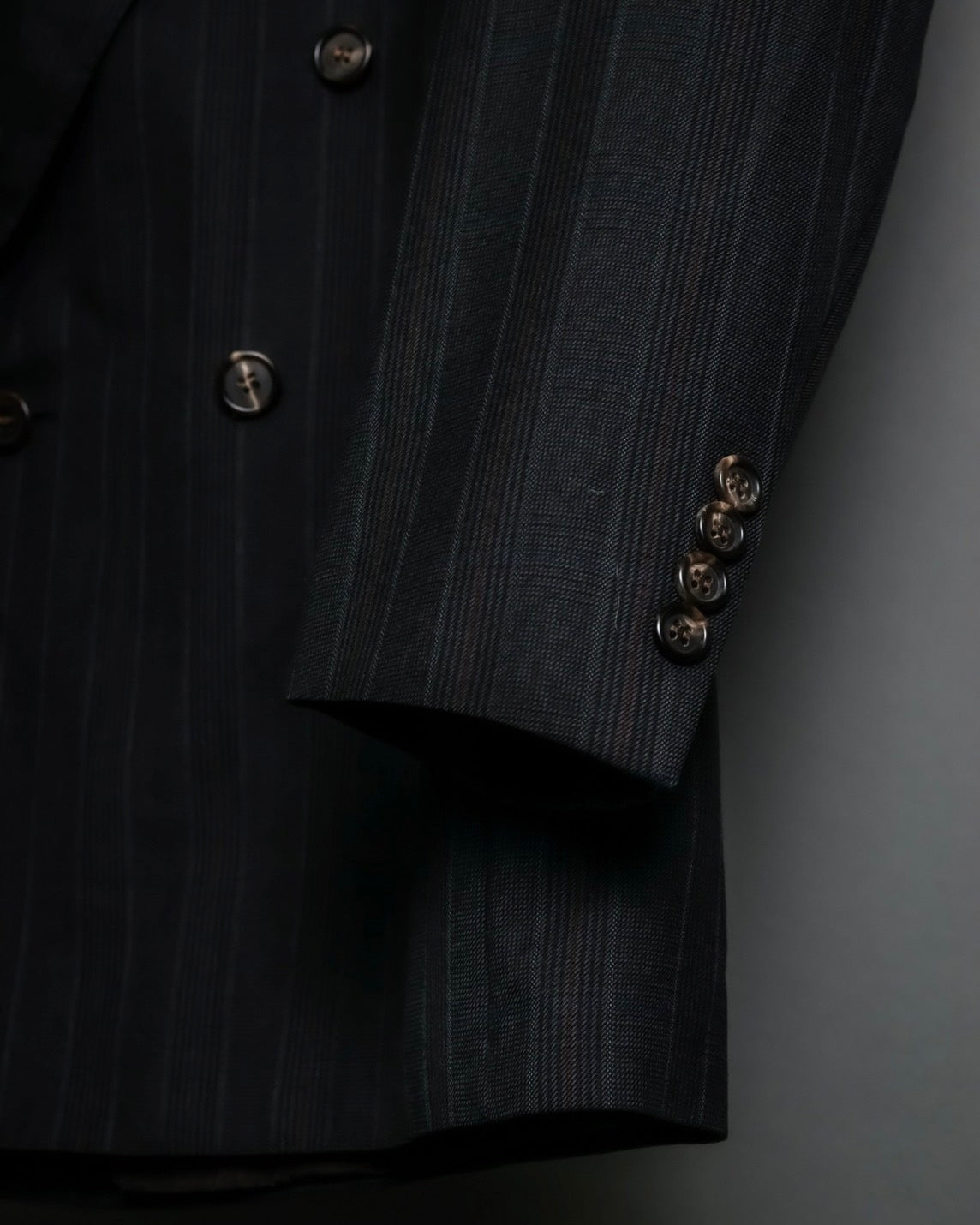 "WEST GERMANY" Red Lined Check Double Breasted Setup