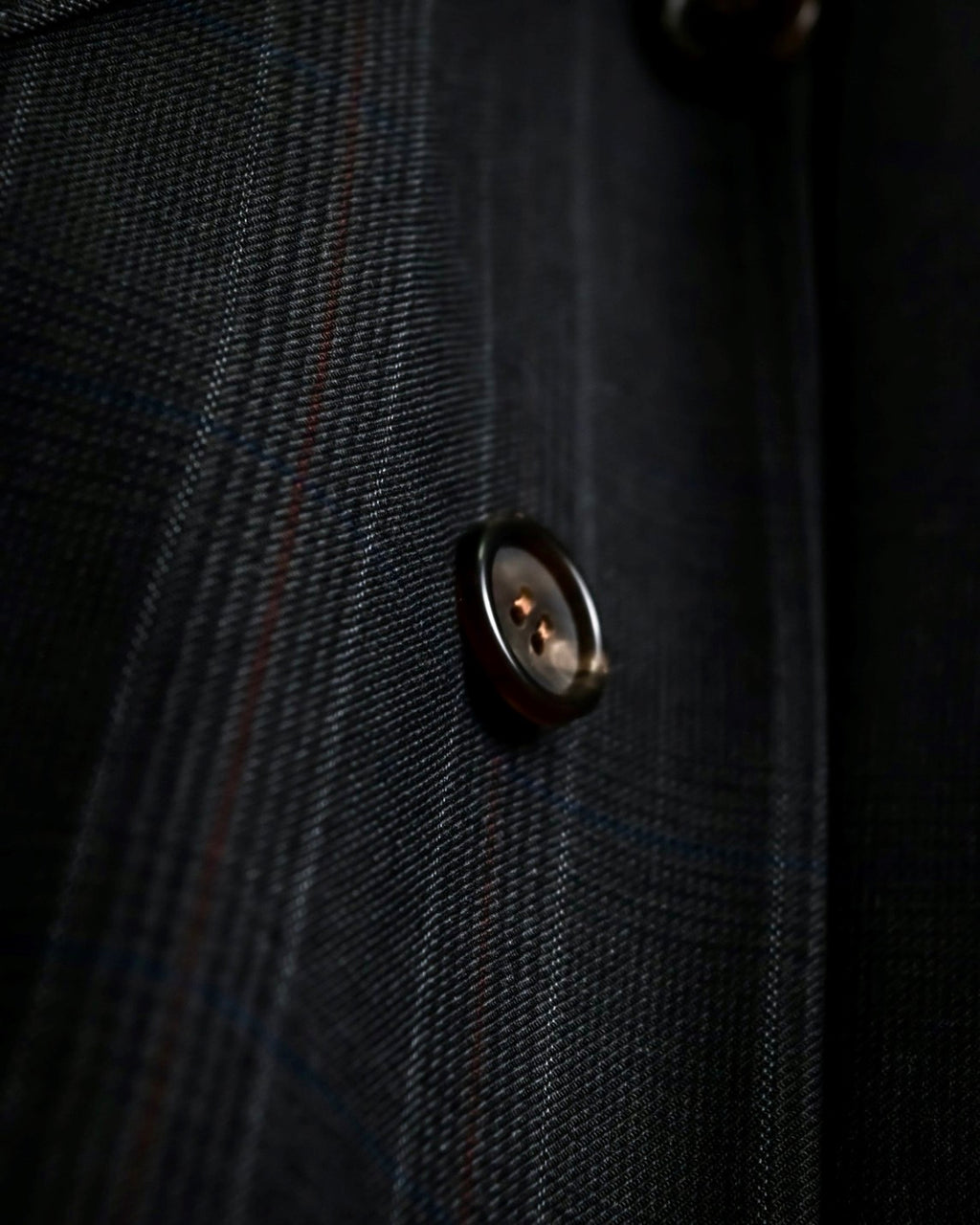 "WEST GERMANY" Red Lined Check Double Breasted Setup