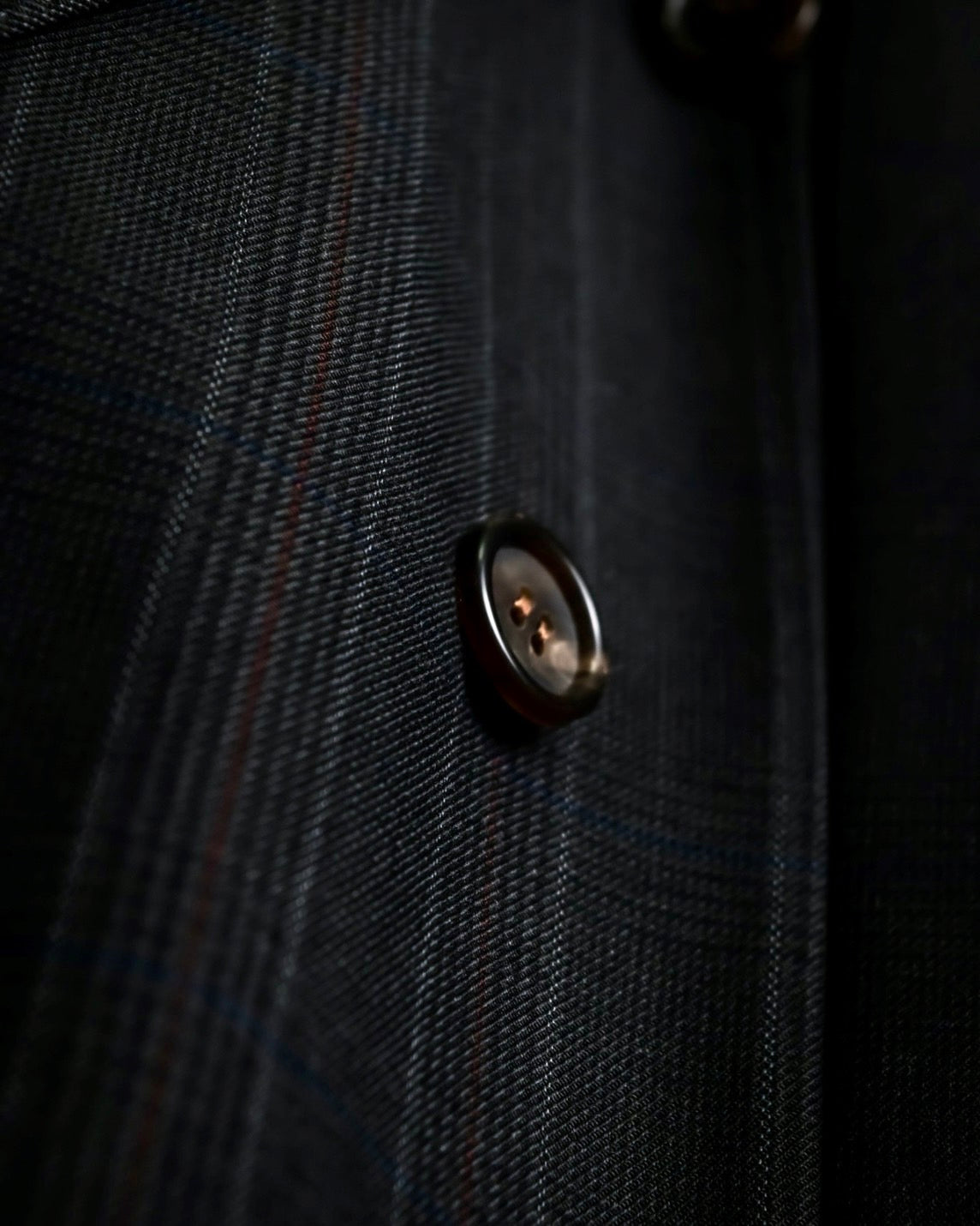 "WEST GERMANY" Red Lined Check Double Breasted Setup