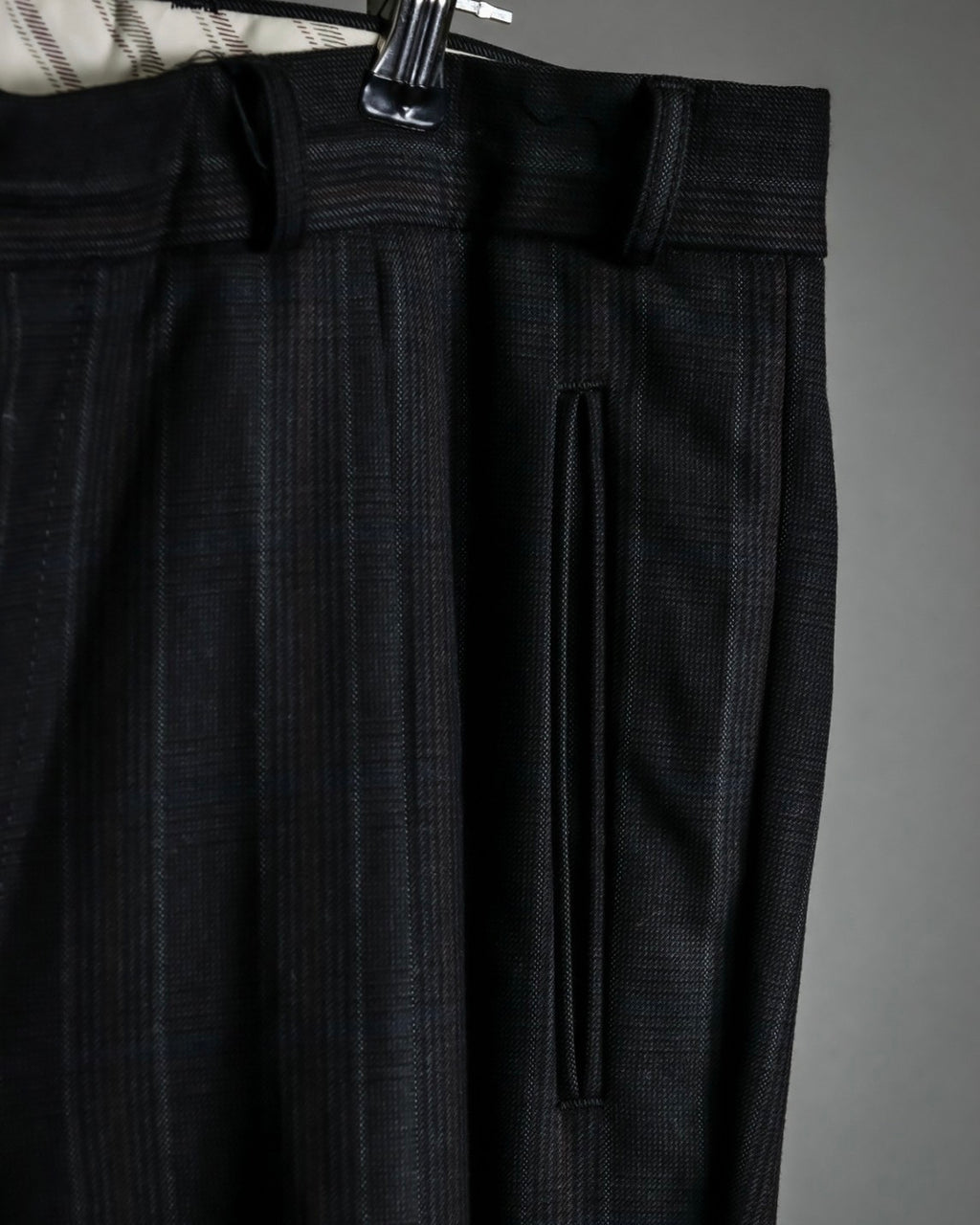 "WEST GERMANY" Red Lined Check Double Breasted Setup