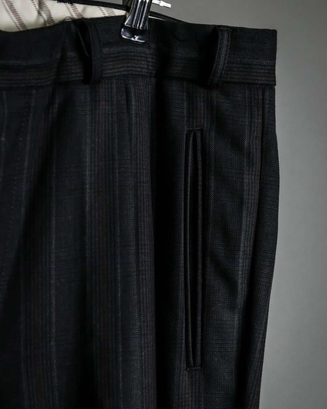 "WEST GERMANY" Red Lined Check Double Breasted Setup