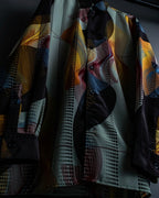 "MOOD SPECIAL" Mulch Color Art Pattern Shirt