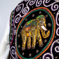 "Mood Special" super embroidered elephant vest