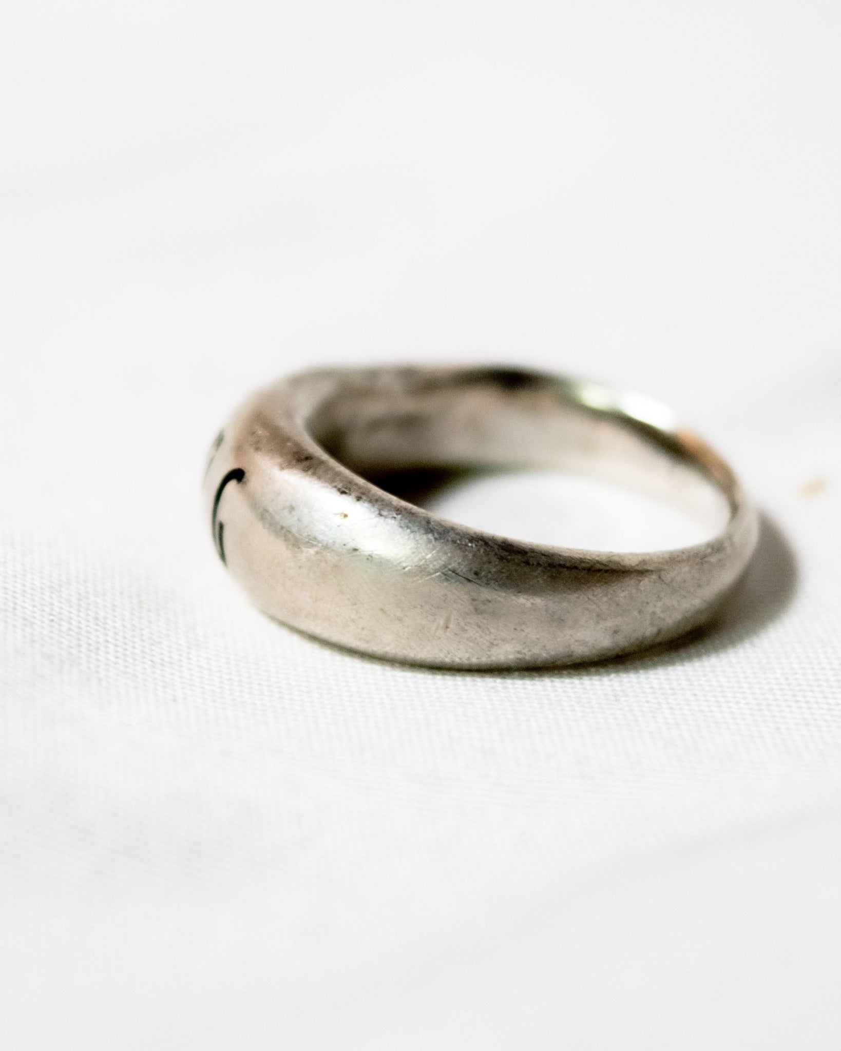 JEAN PAUL GAULTIER Name Design Silver Ring