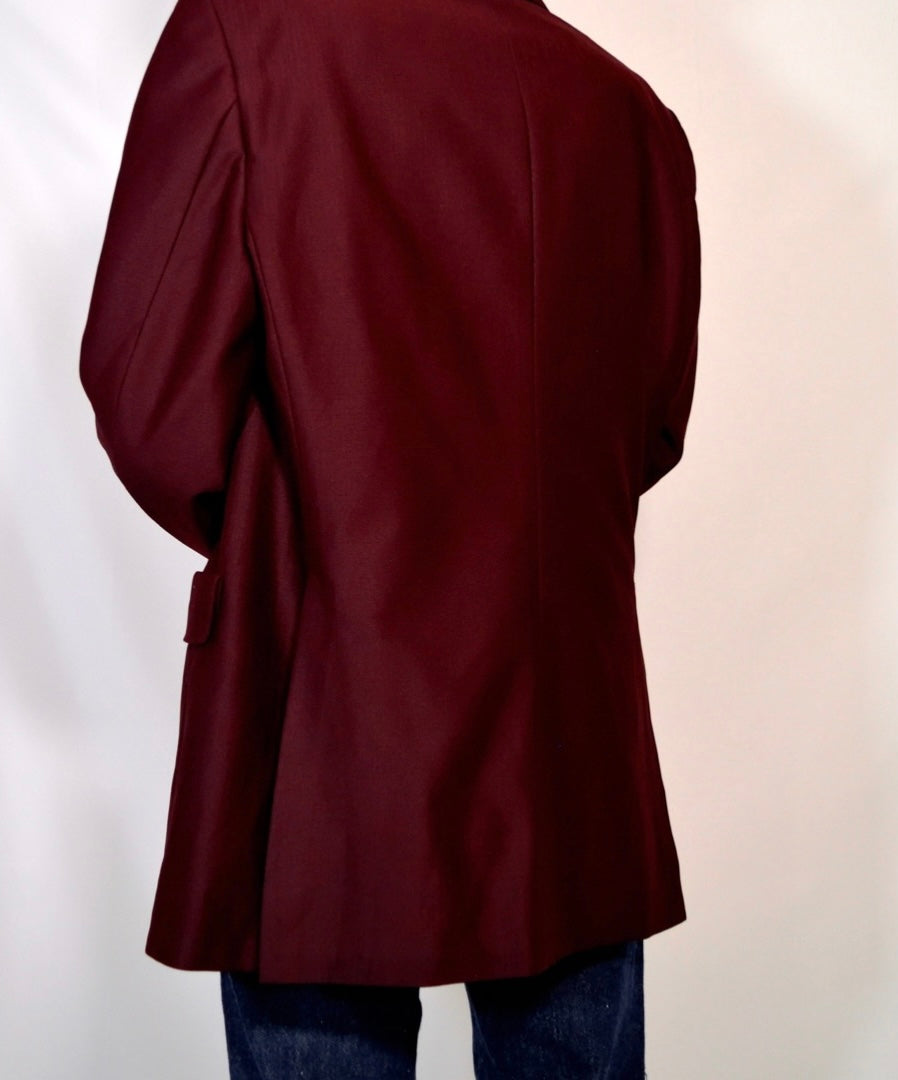 70's" fake pocket polyester jacket