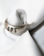 JEAN PAUL GAULTIER Name Design Silver Ring