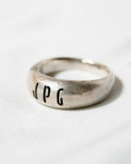JEAN PAUL GAULTIER Name Design Silver Ring