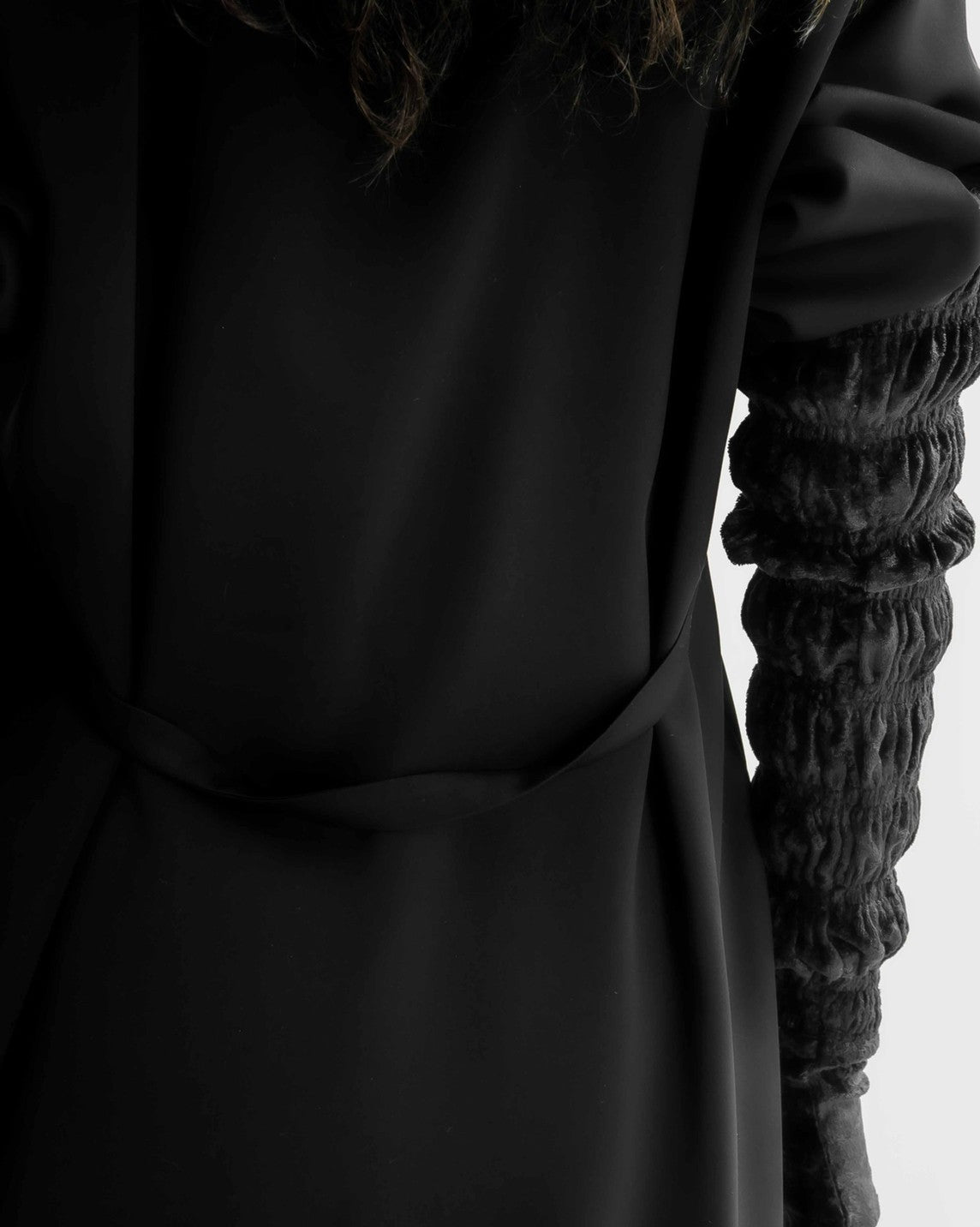 "Authority series" Rhombus 3way dress black shirt 【受注生産】