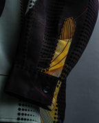 "MOOD SPECIAL" Mulch Color Art Pattern Shirt