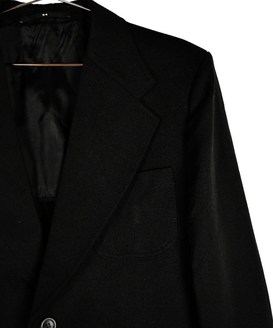 narrow waist single slit jacket