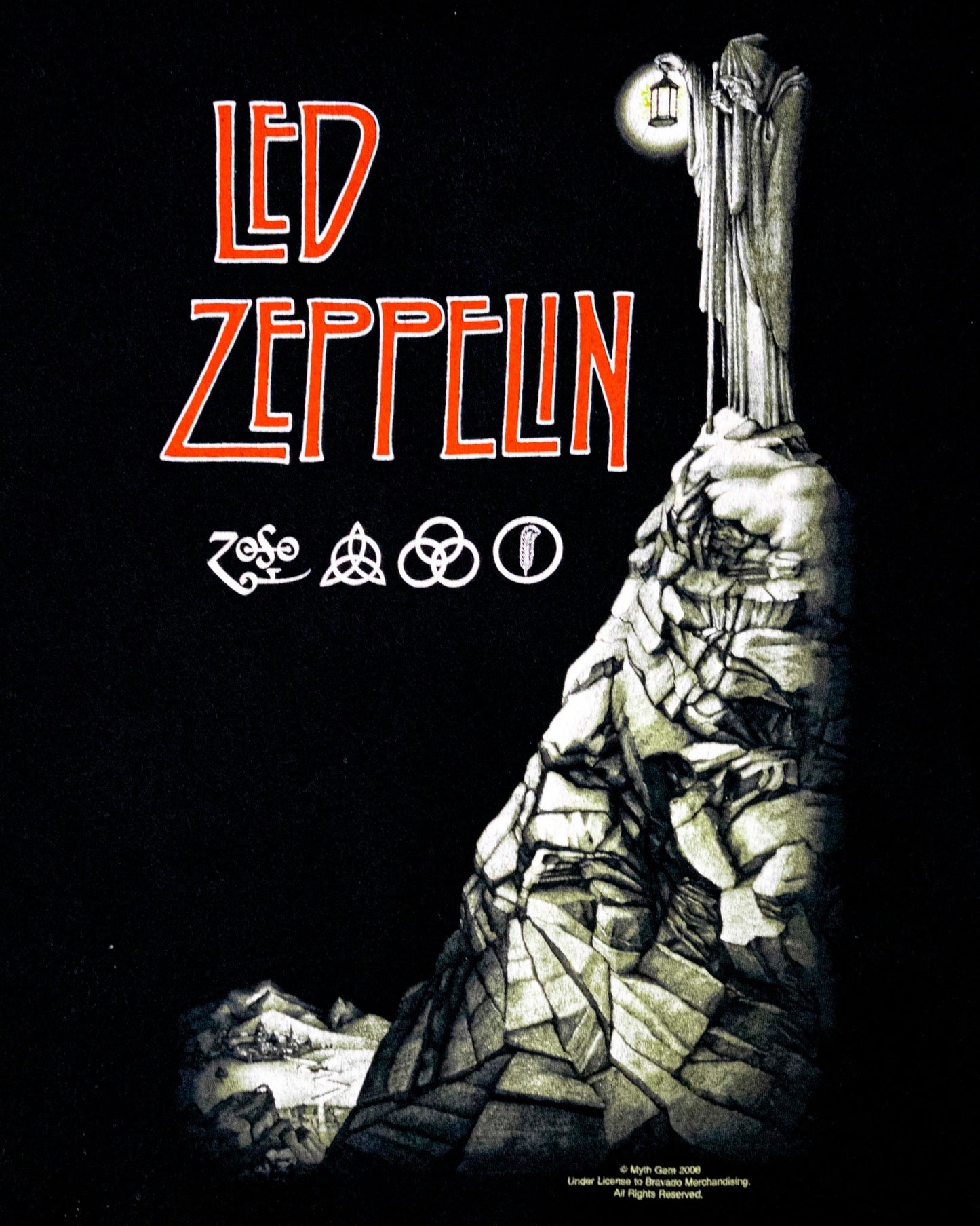 "LED ZEPPELIN" Magician on cliff