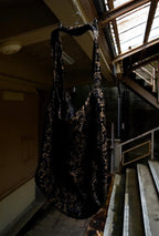 "Authority series"  Jacquard Shoulder Bag  : Gold