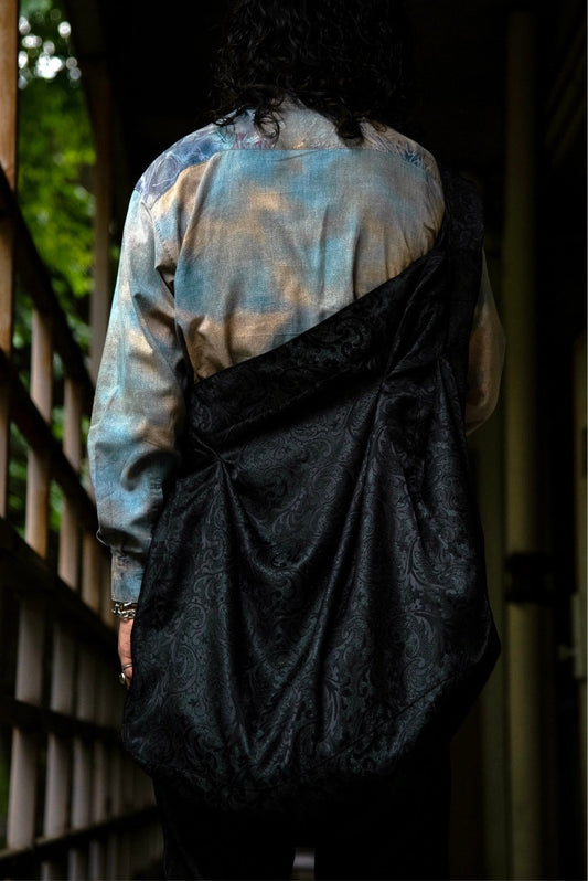 "Authority series" Jacquard Shoulder Bag : Khaki