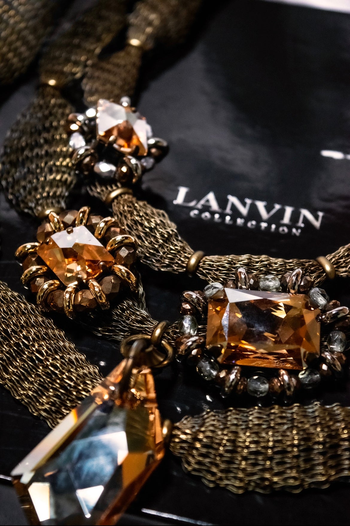 "LANVIN" Wriggle Jewelry Necklace