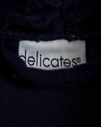 Purple Frilly Velor Gown