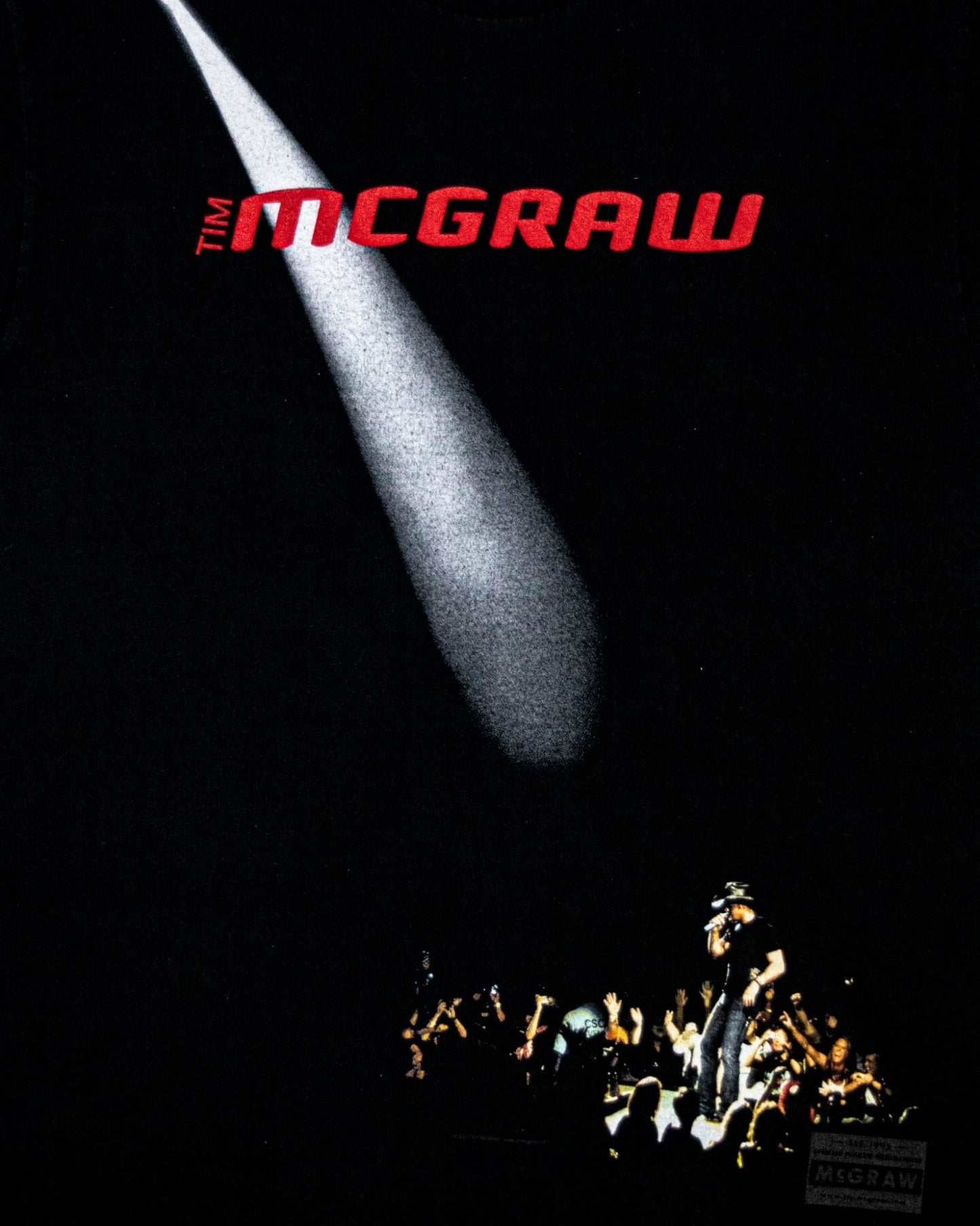 “TIM MCGRAW”背面印花T恤