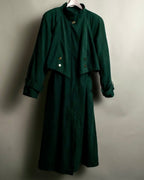 Vintage Adjustable Waist Trench Coat