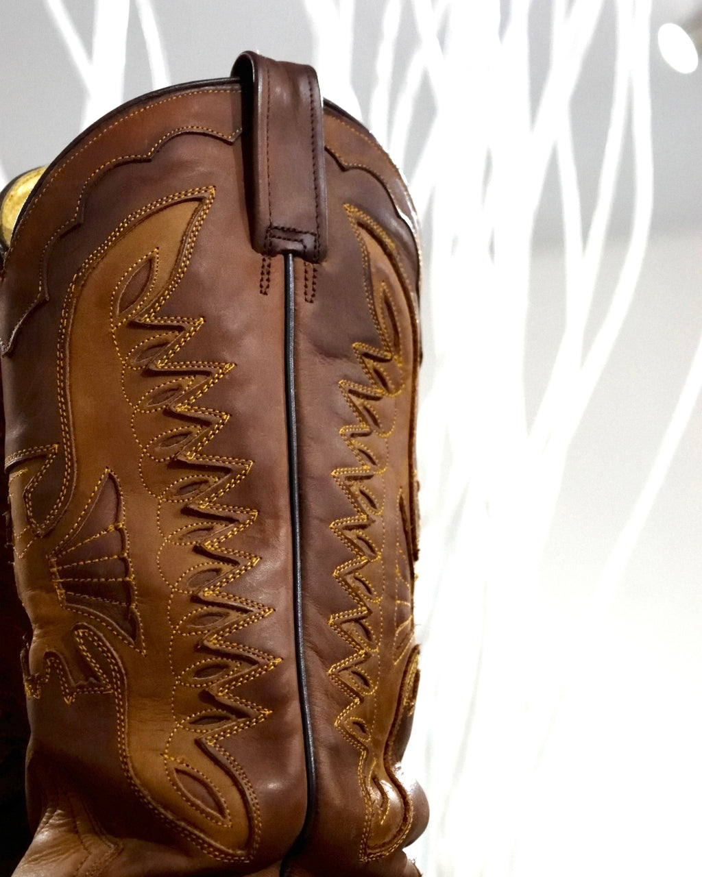 “MOOD SPECIAL”棕色鹰西部靴