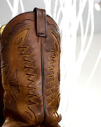 “MOOD SPECIAL”棕色鹰西部靴