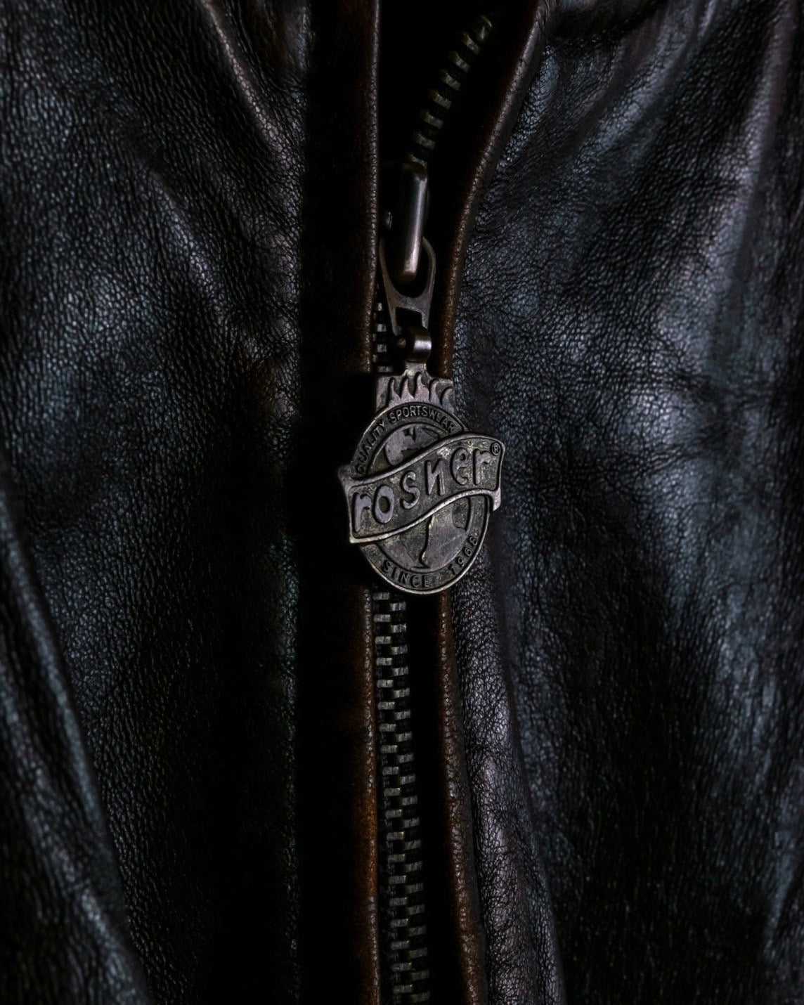 "MOOD SPECIAL" Super Aging Leather Blouson