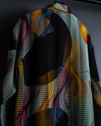 "MOOD SPECIAL" Mulch Color Art Pattern Shirt